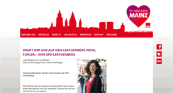 Desktop Screenshot of lerchenberg.spd-mainz.de