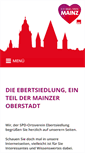 Mobile Screenshot of ebertsiedlung.spd-mainz.de