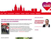 Tablet Screenshot of laubenheim.spd-mainz.de